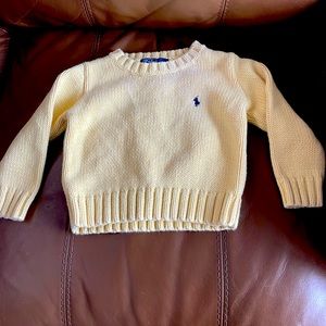 Polo by Ralph Lauren 2T Yellow Sweater
